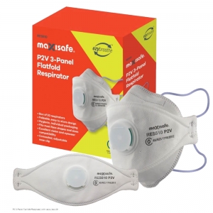 P2 Respirator Face Mask with Valve Flat fold - Box 20